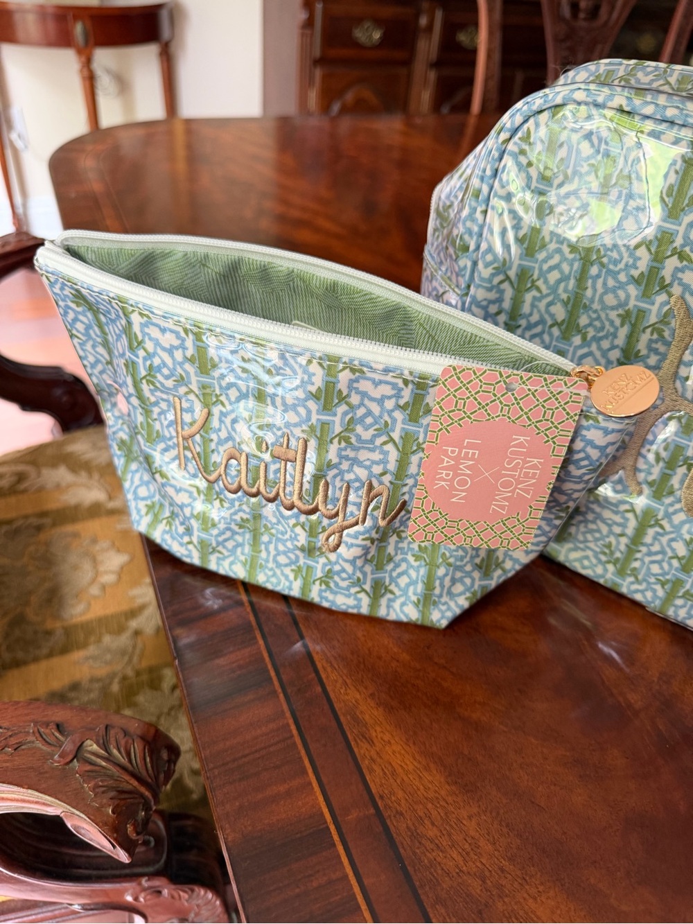 BRAND NEW Toiletry/Cosmetic Bags Kenz Kustomz x Lemon Park - Picture 5 of 6